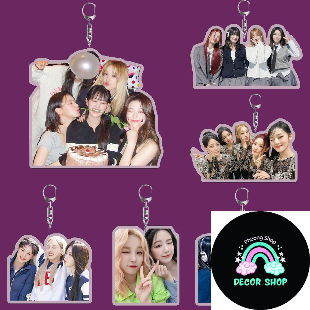 Gidle Minnie YUQI MIYEON SHUHUA So-yeon Jeon ACRYLIC KEYCHAIN