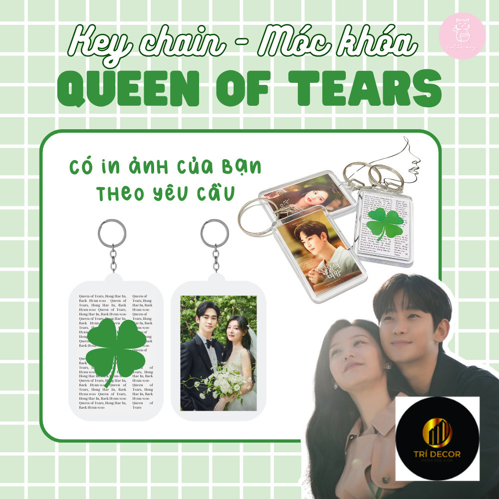 พวงกุญแจ Queen of Tears Kim Ji Won Kim Soo Hyun Movie Queen of Tears