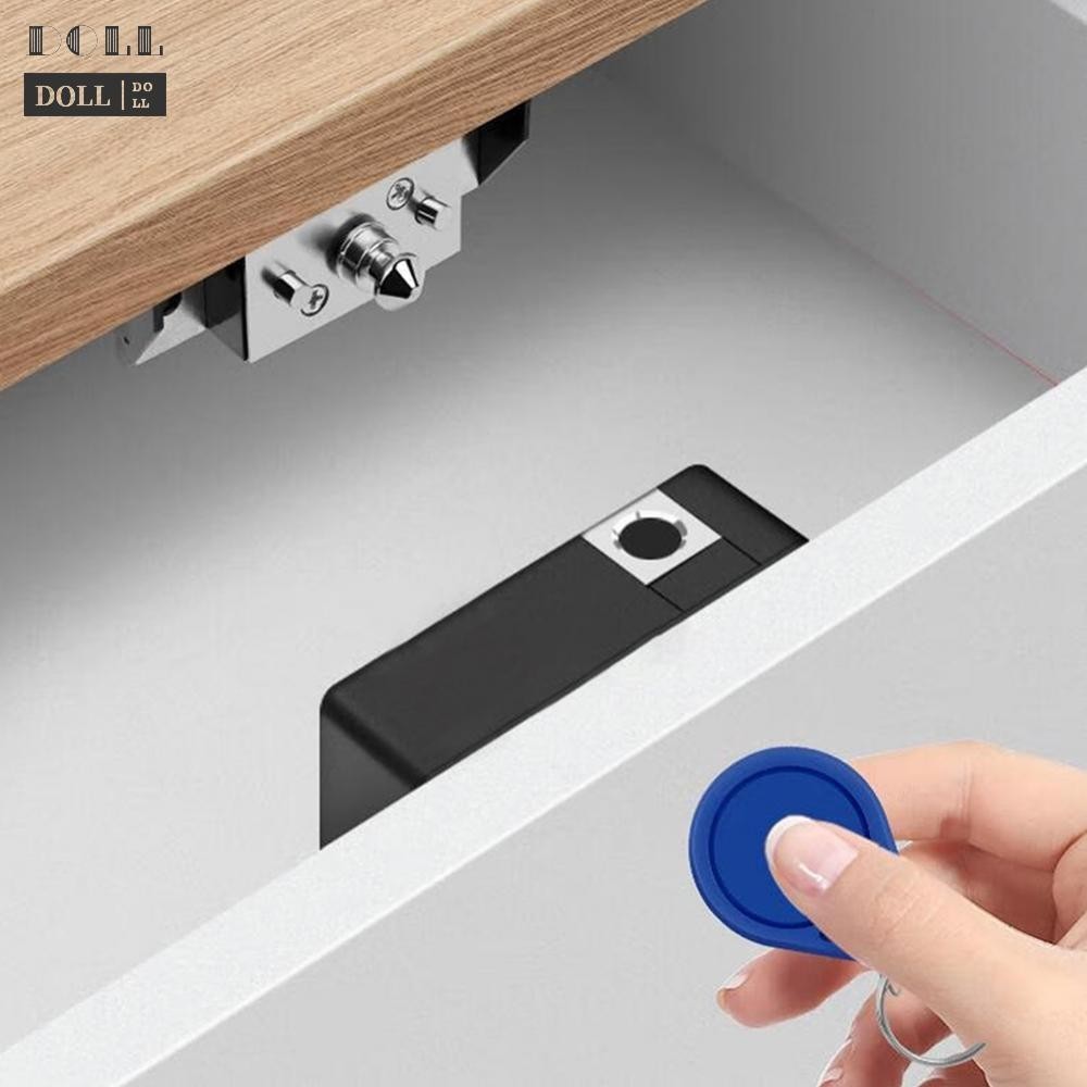 -New In May-Smart Wood Door Lock Keyless Invisible Lock IC Card NFC Drawer Electronic Locks[Overseas Products]