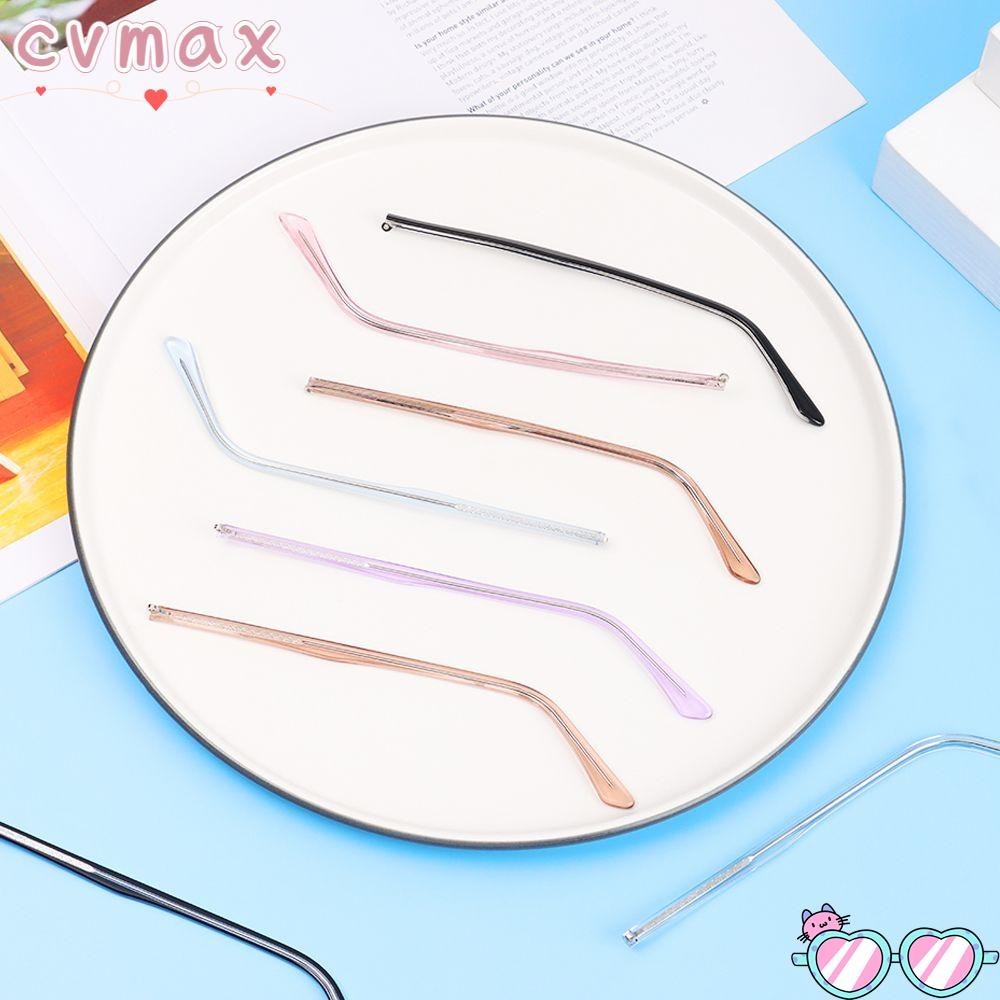 ⚝Cvmax1⚝ 1 คู่ โลหะ แว่นตา แขน แว่นตา อุปกรณ์เสริม เปลี่ยนขา สากล เครื่องมือซ่อม กันลื่น แว่นตากันแดด กรอบแว่นตา / หลากสี