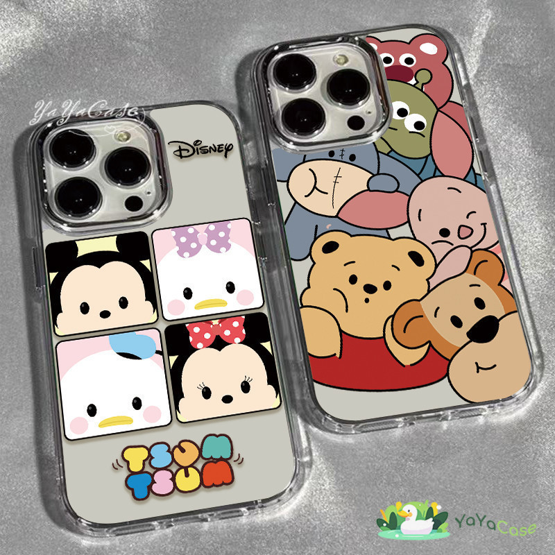 สำหรับ iPhone11 13 Case FOR เคสไอโฟน14 15 12 pro max 7 8 14 15 Plus X XR XS Max การ์ตูนดิสนีย์ รุ่น TPU โปร่งใส SOFT เคส