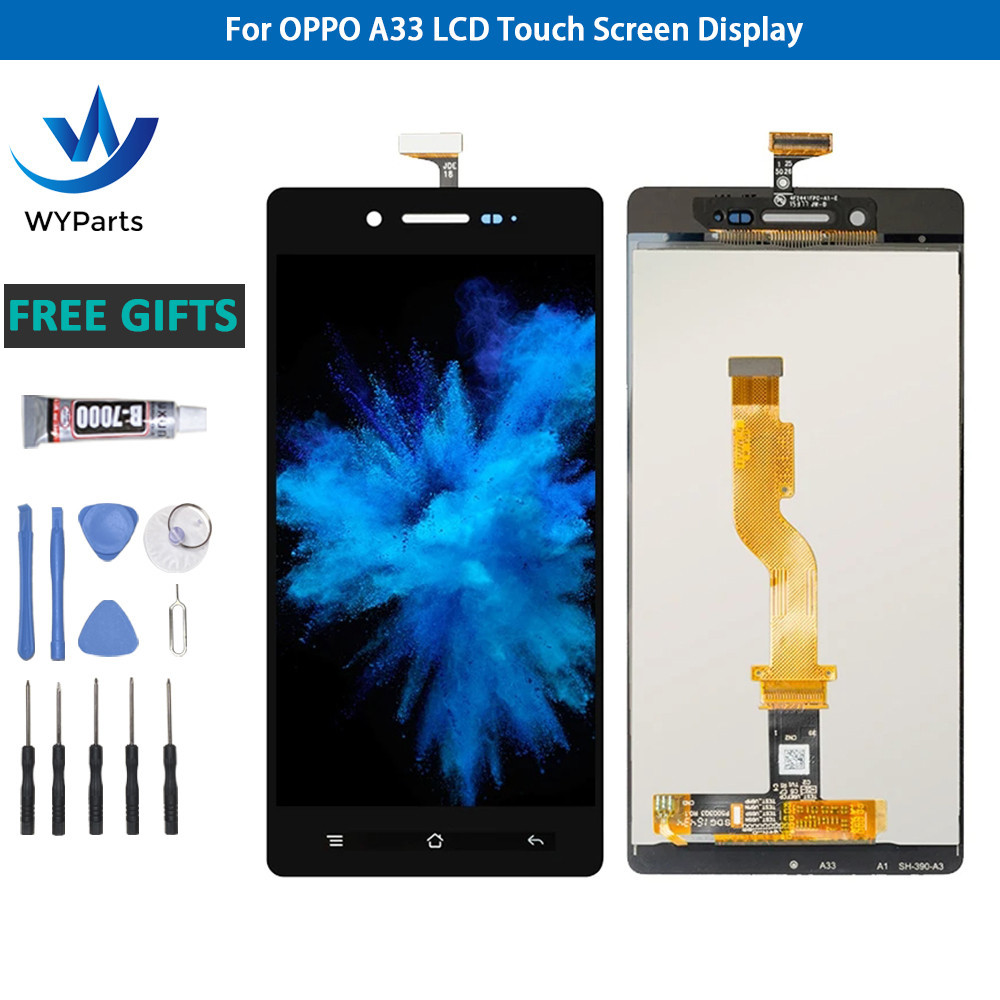 สําหรับ OPPO A33 LCD Touch Panel Digitizer Assembly เปลี่ยนหน้าจอ