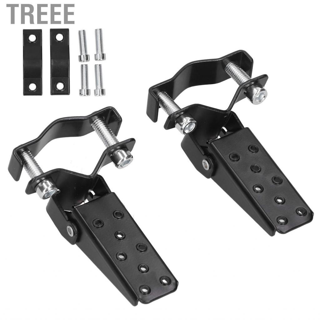 Treee Motorcycle Footpegs Durable To Use Corrosion Resistant Foot Rest for Outdoor Scooters Electric