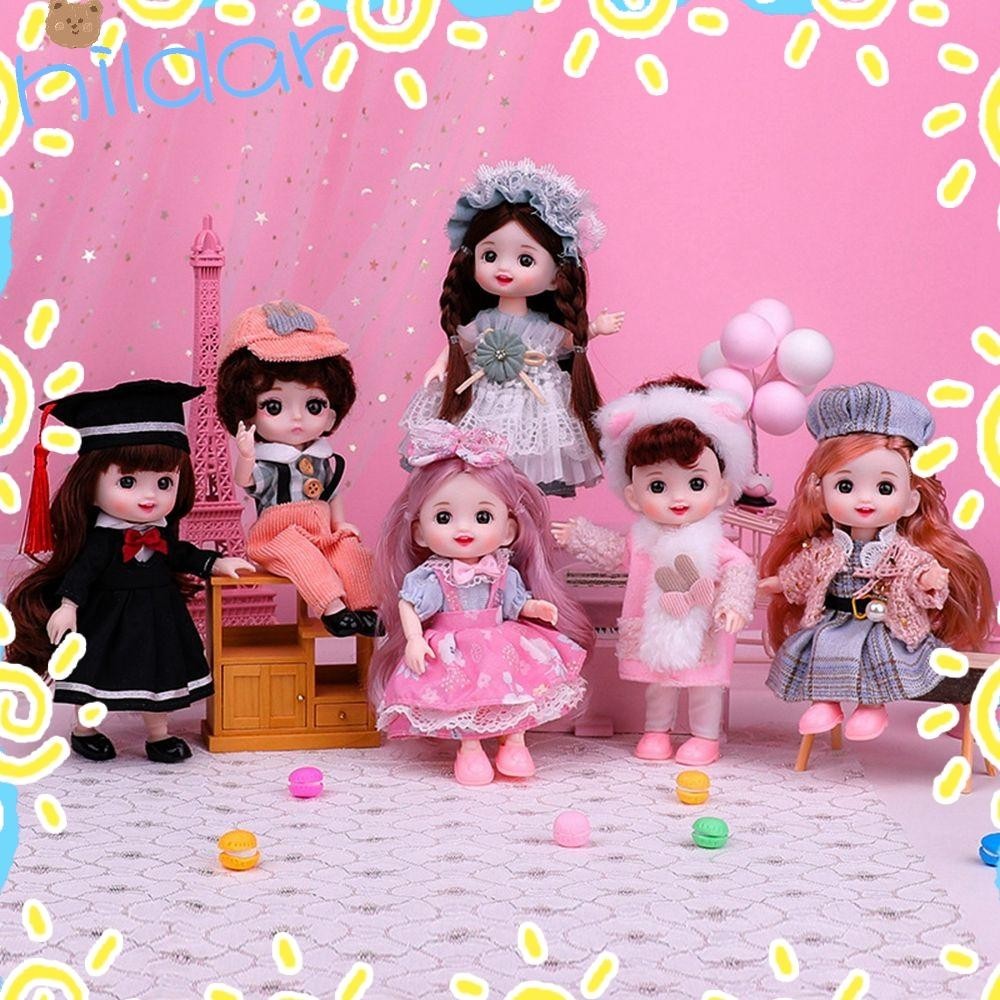 Hilda เสื้อผ้าตุ๊กตาแฟชั่น Obitsu 11 Ob11 สําหรับ Ob11 Gsc 16 ~ 17 ซม. ชุดตุ๊กตา