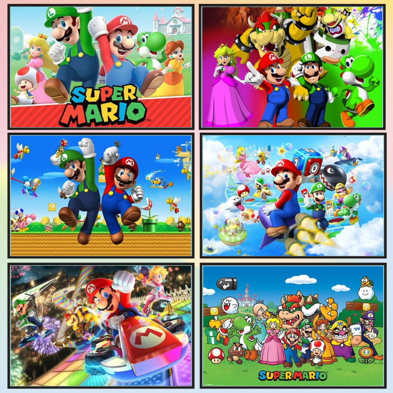 📣พร้อมส่ง📣【Mario】jigsaw puzzle-จิ๊กซอว์-300-1000-ชิ้น- ชิ้นของเด็ก จิ๊กซอว์ไม้ 1000 ชิ้น จิ๊กซอว์ 1000 ชิ้นสำหรับผู้ใหญ่ จิ๊กซอ จิ๊กซอว์ 500 ชิ้น🧩521-1 จิ๊กซอว์ 1000 ชิ้น สำหรับ ผู้ใหญ่ ตัวต่อจิ๊กซอว์ จิ๊กซอว์ การ์ตูน