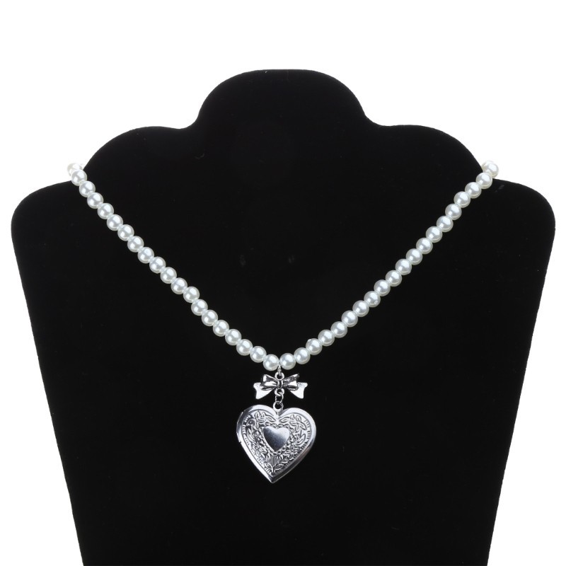 BDW หัวใจ Bowknot จี้สร้อยคอ Choker แฟชั่นคอ Neckchain เครื่องประดับ