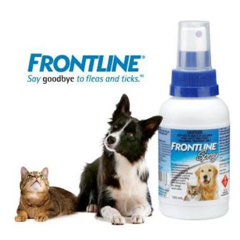 FRONTLINE SPRAY 100ML - สเปรย์กําจัดหมัดสําหรับสุนัขและแมว - PSID34