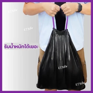 ถุงขยะมีเชือกในตัว ของแท้ตรงปก หนา เหนียว 【120ใบ】 คุ้มและสะดวกมาก !!!