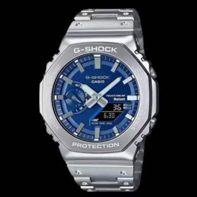 Gshock GM-B2100 Series หรูหราโลหะเต็มรูปแบบ Analog-Digital ผู้ชายผู้หญิงธุรกิจนาฬิกา unisex นาฬิกา gV173