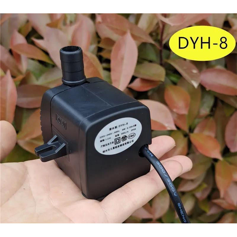 พัดลมคูลเลอร์ Submersible Pump 8W 220V พัดลมระบายความร้อนพัดลมเครื่องปรับอากาศ Self-Exhaust ปั๊มน้ํา dyh-8 Flow 300L