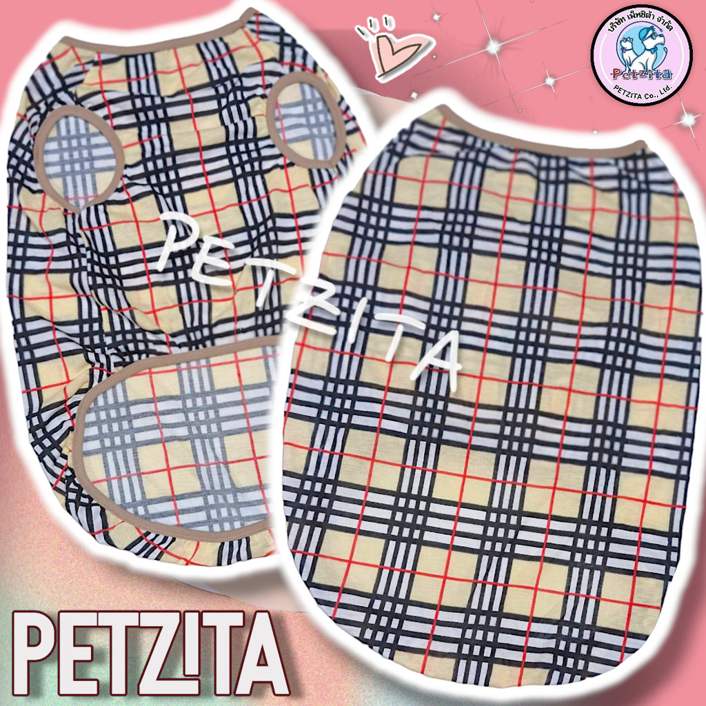 🇹🇭พร้อมส่ง🇹🇭 XS-6XL✨️🟪🟦 เสื้อแขนกุดลายสก๊อต เบอเบอรี่ เสื้อสุนัข ชุดหมา แมว สุนัขพันธุ์ใหญ่ & หมาพันธุ์เล็ก - รูปที่ 4