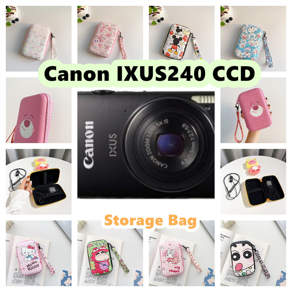 ส่วนลดสําหรับ Canon IXUS240 CCD กระเป๋าเก็บกล้อง 10x16.2 ซม.น่ารักการ์ตูนกันน้ํา Anti drop กระเป๋ากร