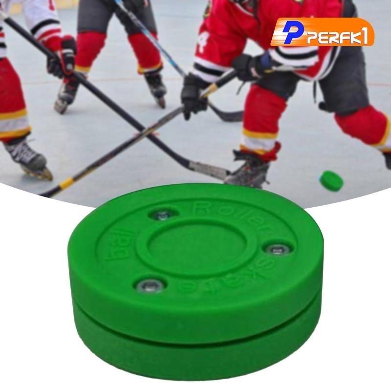 [Perfk1] ลูกกลิ้งอินไลน์ Hockey Puck Field Hockey Ball ทนต่อการสึกหรออุปกรณ์การฝึกอบรมฮ็อกกี้น้ําแข็ง Puck สําหรับมืออาชีพเด็กเริ่มต้น