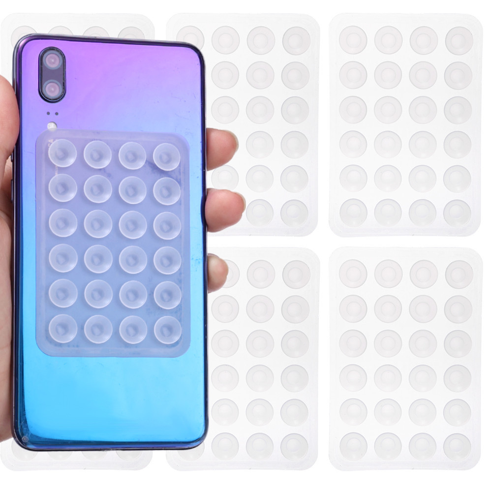 แผ่นดูดซิลิโคน - สติ๊กเกอร์ที่วางโทรศัพท์ - ถ้วยดูดติดตั้ง - เคสโทรศัพท์ดูด - แผ่นดูดยางกาว - ติดผนังโทรศัพท์กันลื่น