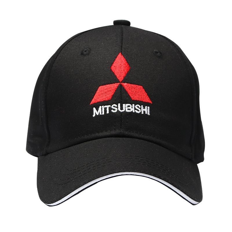 Mitsubishi Logo Baseball Cap Racing Sports Hat Car Fan F1 Hat Outdoor Sports Sunscreen Cap