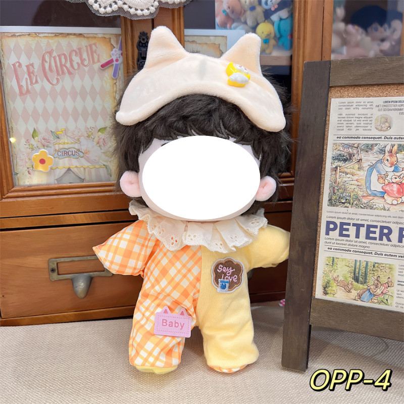 เหมาะสําหรับ 20 ซม.ตุ ๊ กตาผ ้ าฝ ้ ายเสื ้ อผ ้ าชุดลําลองเปลี ่ ยนชุดสาว DIY อุปกรณ ์ เสริม - รูปที่ 3