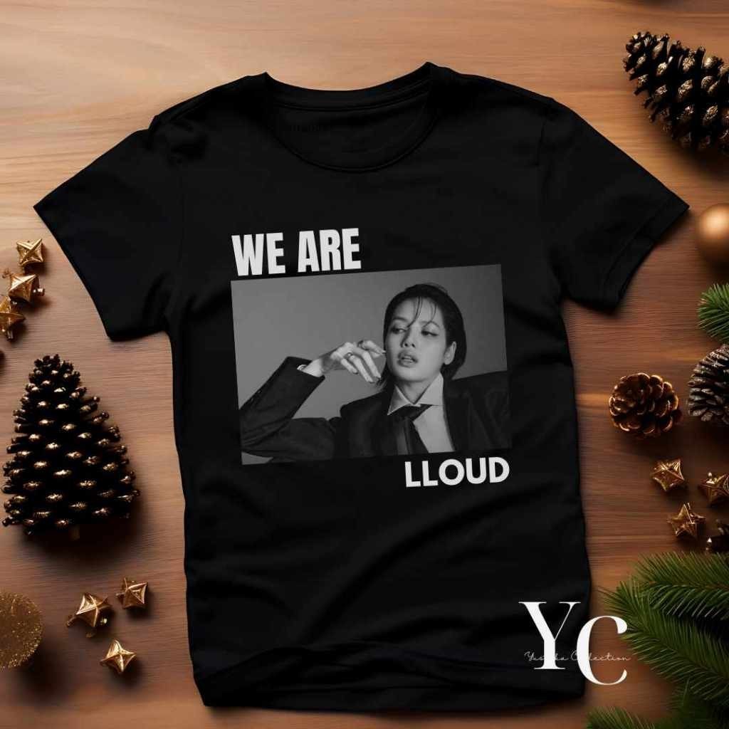 2024new 【Fashion】เสื ้ อยืด LISA LLOUD - เสื ้ อยืด LISA Blacpink