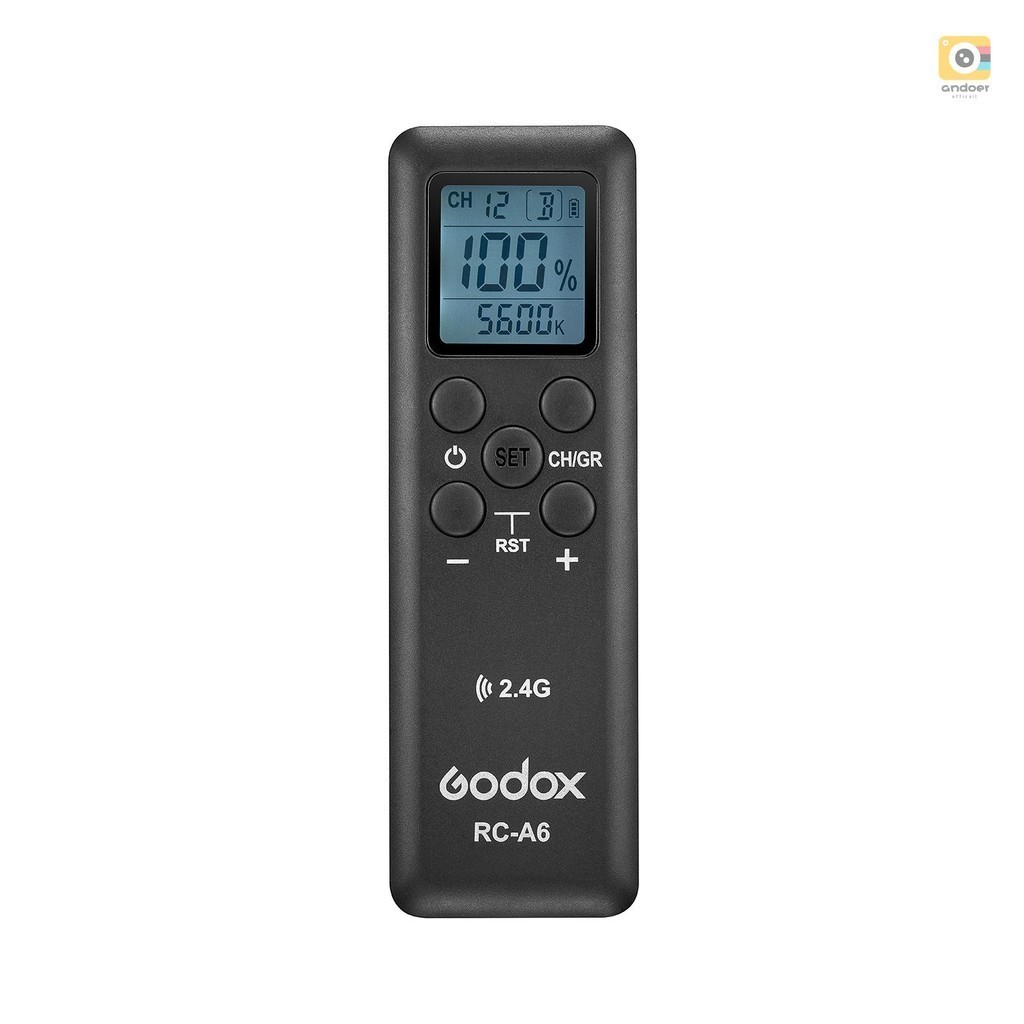 Godox RC-A6 รีโมทคอนโทรล 2.4GHz เกียร์ไร้สาย 32 ช่อง 16 กลุ่มสําหรับ Godox SL150II SL200II SL150IIBi