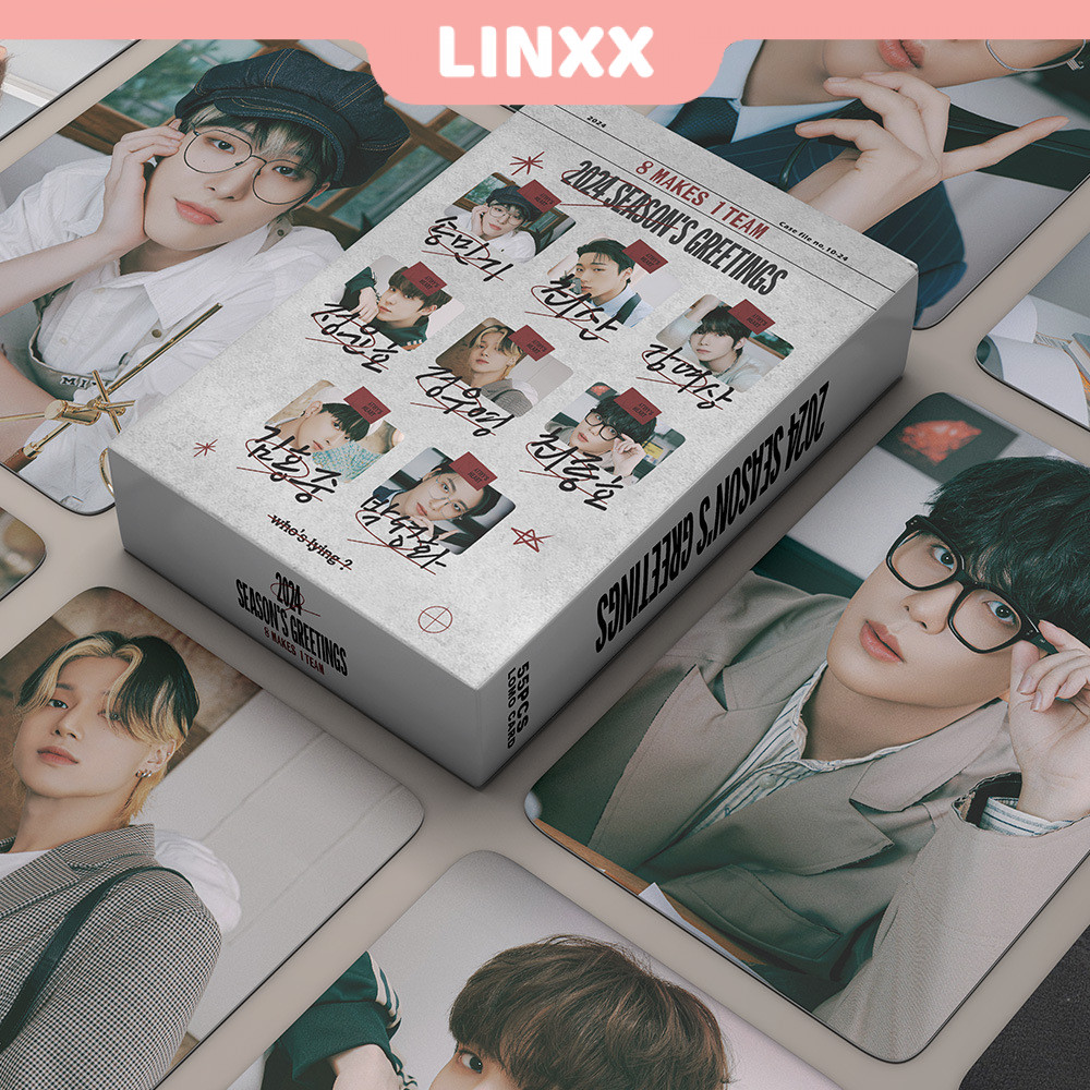 Linxx 55 ชิ ้ น ATEEZ 2024 อัลบั ้ ม Lomo Card Kpop Photocards โปสการ ์ ด Series