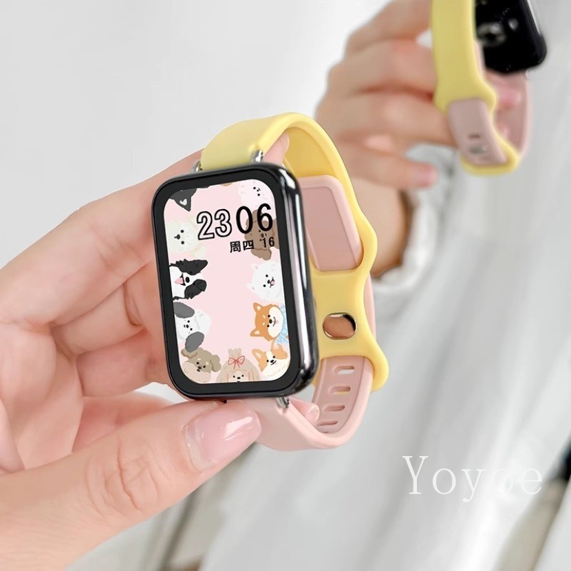 หัวเข็มขัดผีเสื้อซิลิโคนสําหรับ Mi Band 8 Pro สายรัดอุปกรณ์เสริมนาฬิกาอัจฉริยะสร้อยข้อมือสําหรับสายรัดข้อมือ Xiaomi Mi Band 8 Pro