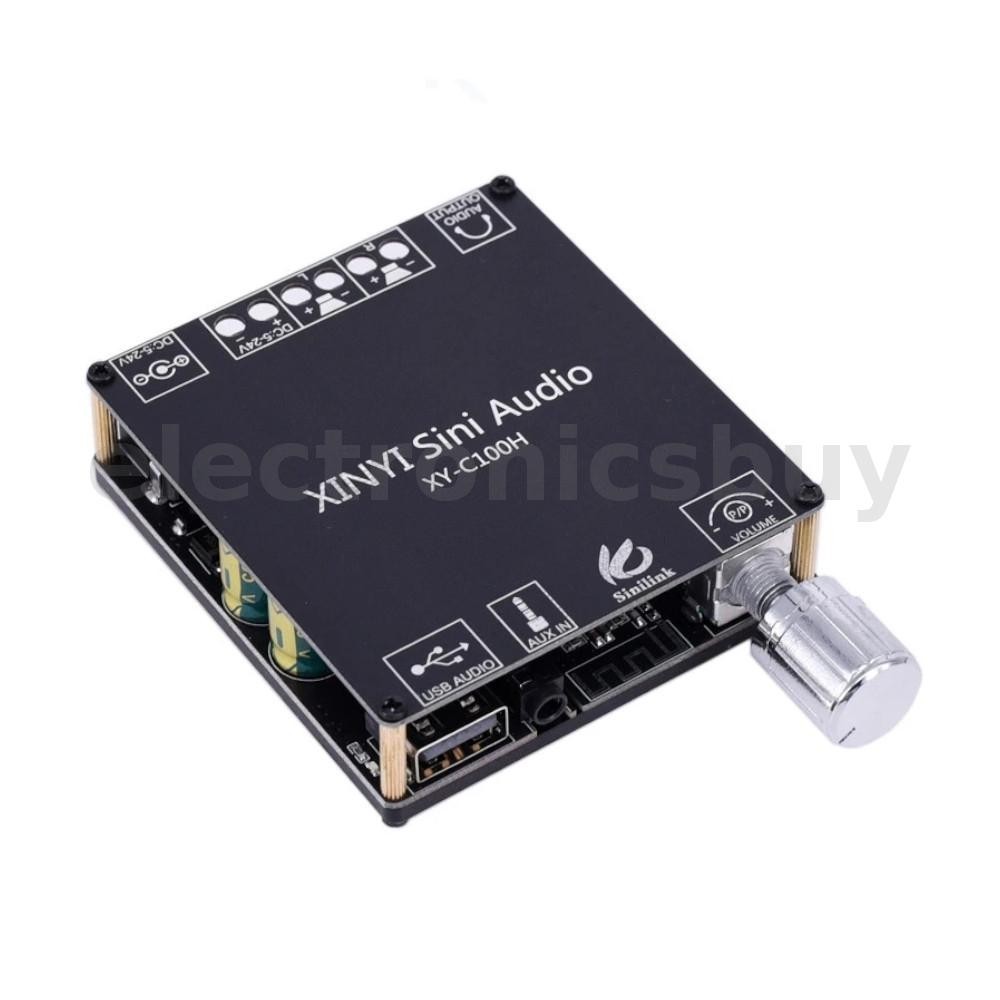 Xy-c100h HIFI 2x100W TPA3116D2 AUX + บลูทูธ 5.0 HIFI ดิจิตอลสเตอริโอเครื ่ องขยายเสียง Board APP ควบ