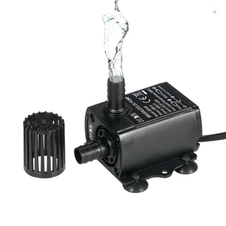 Usb DC5V 4.8W Ultra-quiet Mini Brushless ปั๊มน้ํากันน้ํา Submersible Fountain Aquarium หมุนเวียน 300L/H ยก 300 ซม.