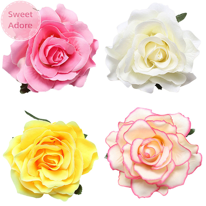 SweetAdore เจ้าสาว Rose ดอกไม้ Hairpin เข็มกลัดงานแต่งงานเพื่อนเจ้าสาวอุปกรณ์เสริม TH