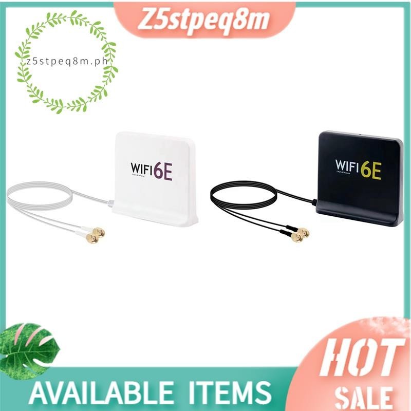 Z5stpeq8mเสาอากาศไร้สายแบบพกพา 2.4G/5G/6G WiFi 6E พร้อมสายเสาอากาศไร้สายในร่มพร้อมด้านล่างแม่เหล็กสํ