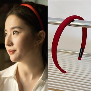 สวยวินเทจสีแดงหวานสาว 1.5 ซม.สวัสดีปีใหม ่ Headwear Hairband…