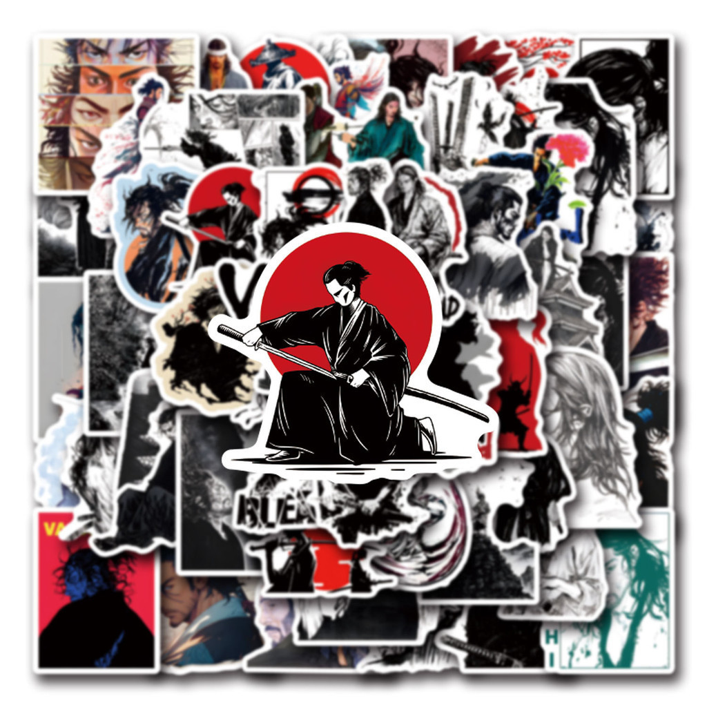 55 ชิ้น Vagabond ญี่ปุ่นมังงะอะนิเมะสติ๊กเกอร์ PVC กันน้ํา - รูปที่ 3