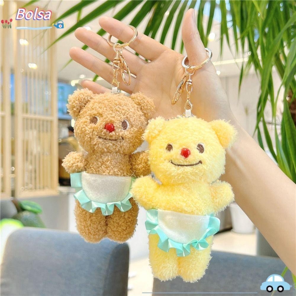 Bolsa Butter Bear พวงกุญแจตุ ๊ กตา , พวงกุญแจตุ ๊ กตาการ ์ ตูน , จี ้ ถุงของขวัญ Kawaii