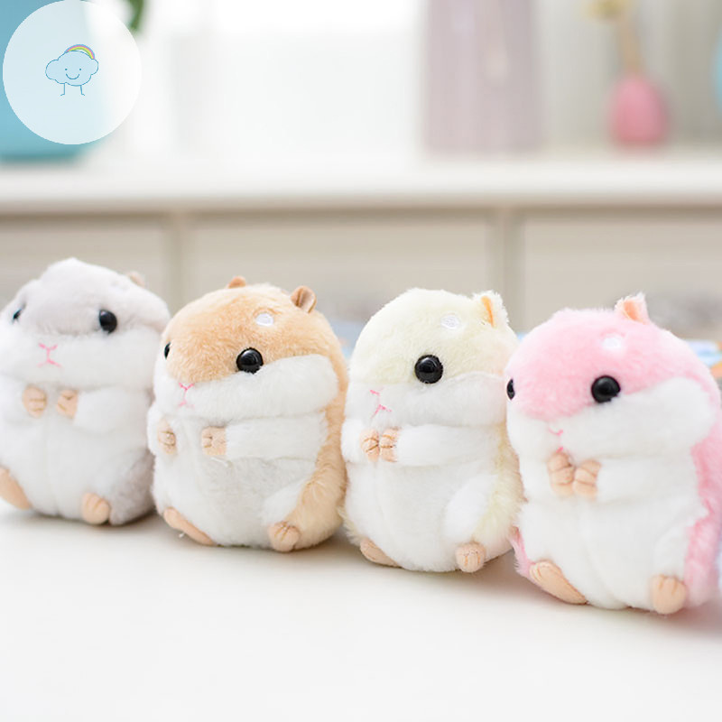 สอง การ์ตูนตุ๊กตาตุ๊กตาน่ารักตุ๊กตาของเล่นตุ๊กตาพวงกุญแจ สําคัญ โซ่ ของเล่นเด็กกระเป๋าจี้สัตว์หนูแฮมสเตอร์10เซนติเมตรสัตว์ของเล่นตุ๊กตา ไทย