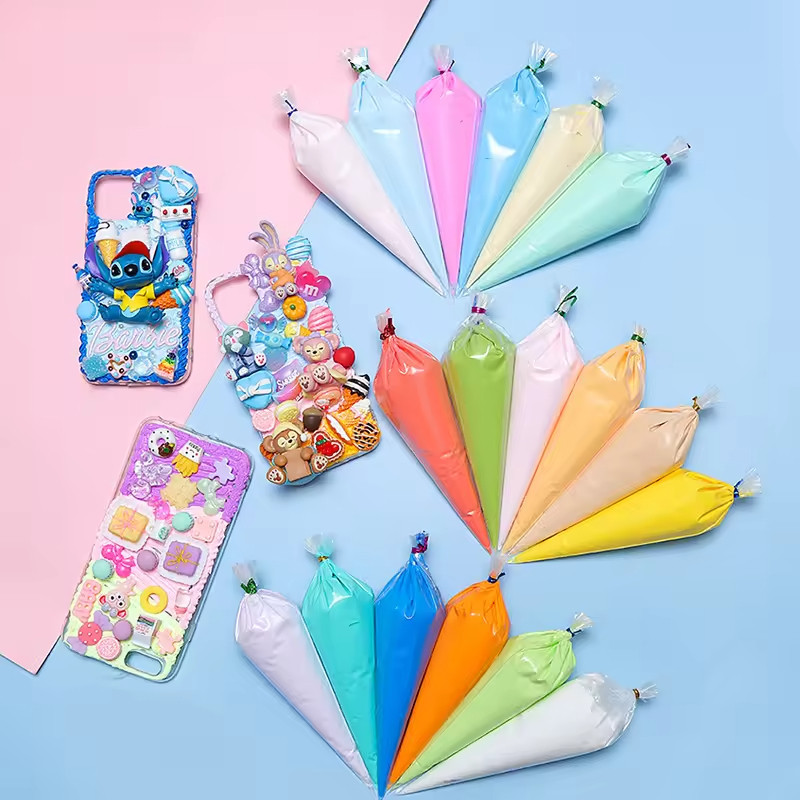 พร้อมส่งด วิปครีม100g แถมฟรีหัวบีบ วีปครีมตกแต่ง กาวครีม diy.