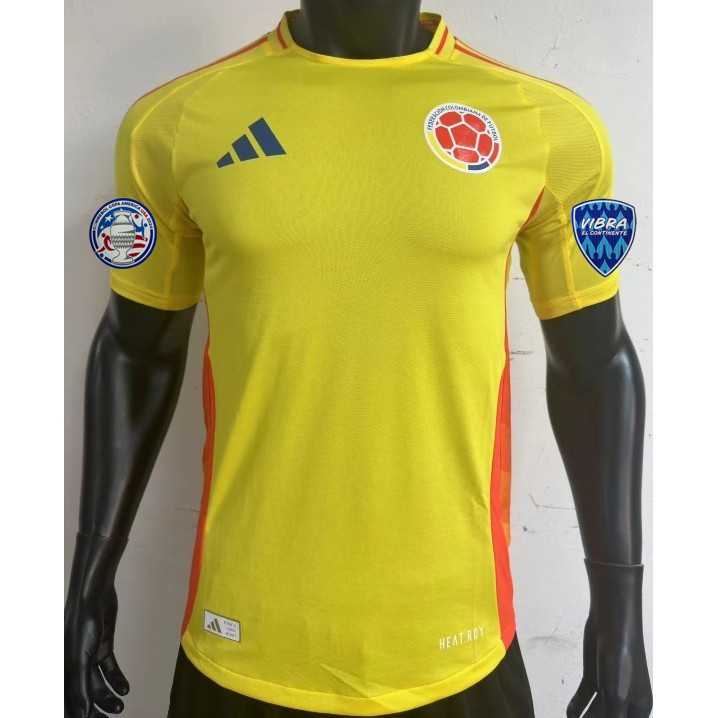 เสื้อกีฬาแขนสั้น ลายทีมชาติฟุตบอล Colombia home LUIS DIAZ 24 25 ชุดเหย้า สําหรับผู้ชาย