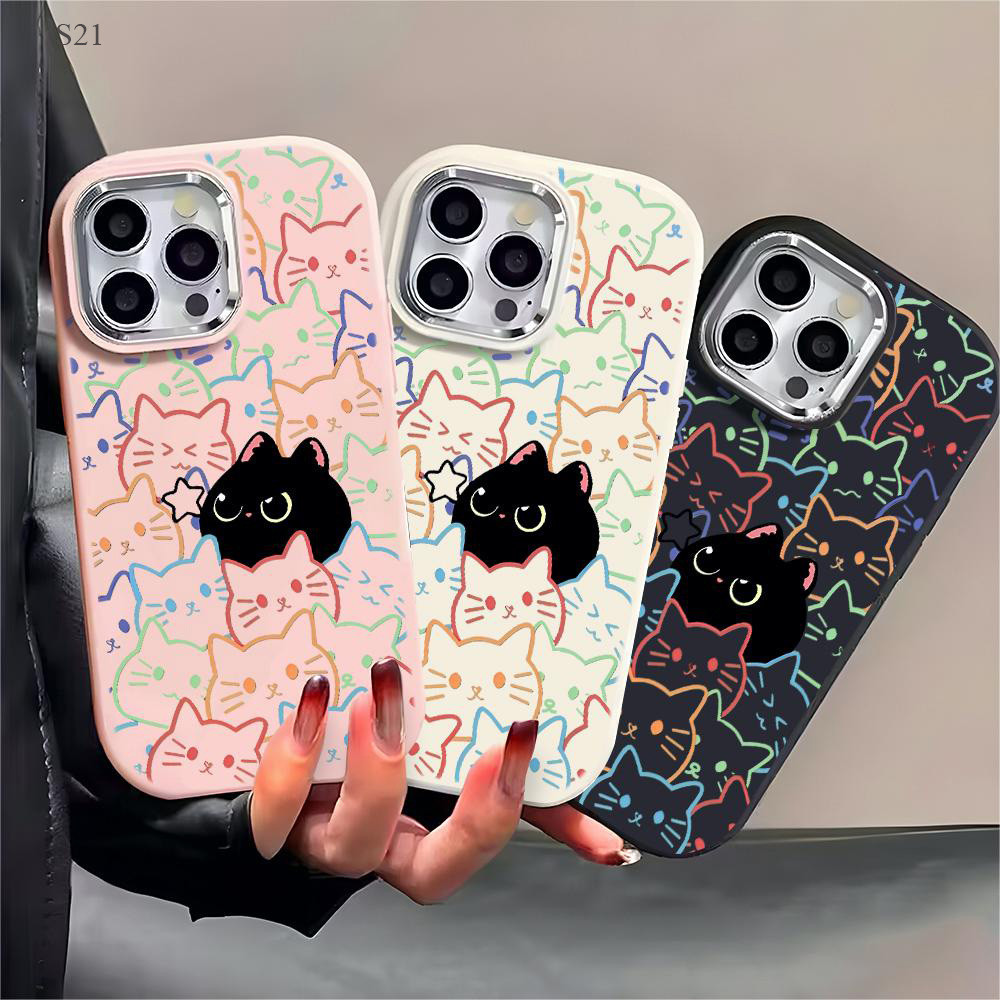 เคส For Samsung Galaxy S25 S21 S22 S23 S24 FE Ultra 5G เคสซัมซุง เคสโทรศัพท์ เคสนิ่ม เคสมือถือ Silicone Case PD