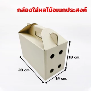 กล่องใส่ผลไม้ อเนกประสงค์ ขนาด14x28x18cm. 3 kg. (แพ็ค 10)