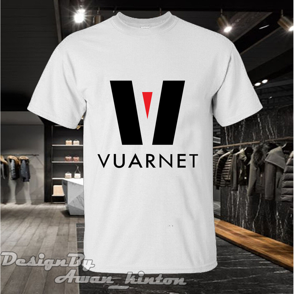 เสื้อเชิ้ต Vuarnet Logo Tshirt สีขาวแขนสั้นผู้ชาย