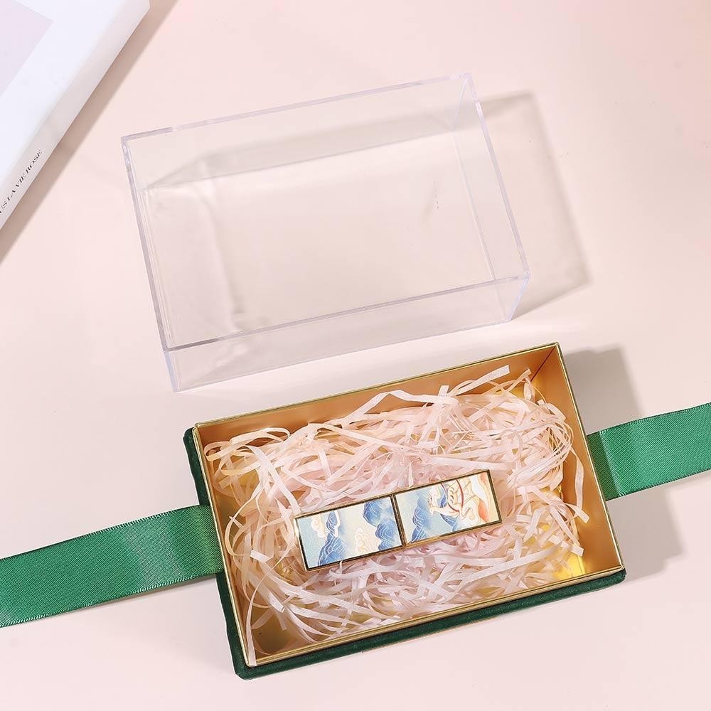 Topbeauty Bow Present Box, กล่องของขวัญมือแต่งงานโปร่งใสอะคริลิค, กล่องของขวัญวันวาเลนไทน์หรูหราเบาๆ - รูปที่ 4