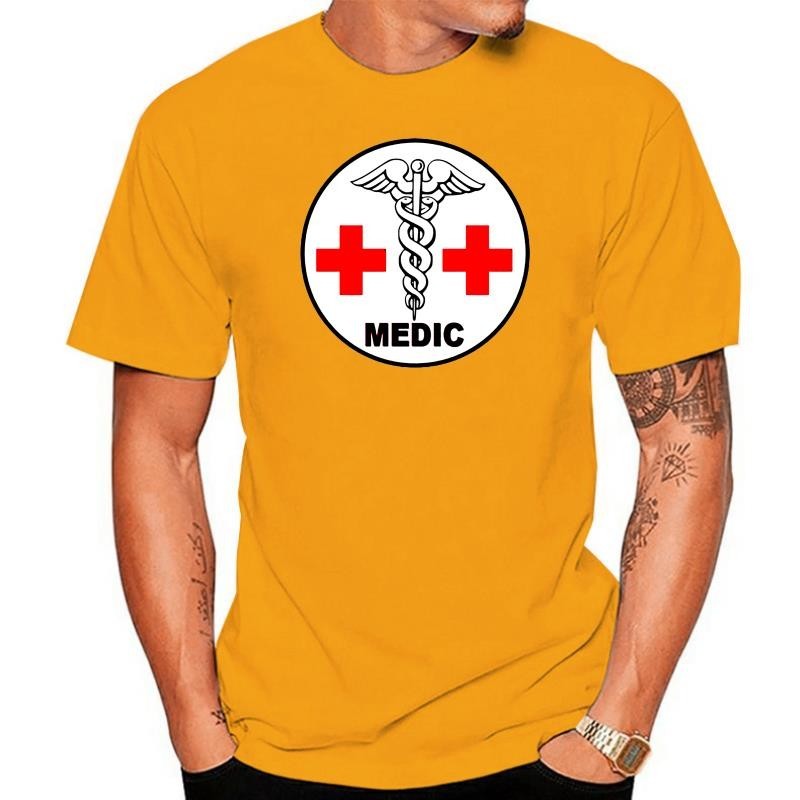 2024 Men Cool Tee เสื้อเสื้อยืด " MEDIC " Recto / Verso - Medical EVASAN AUXILIAIRE SANITAIRE AUXSAN