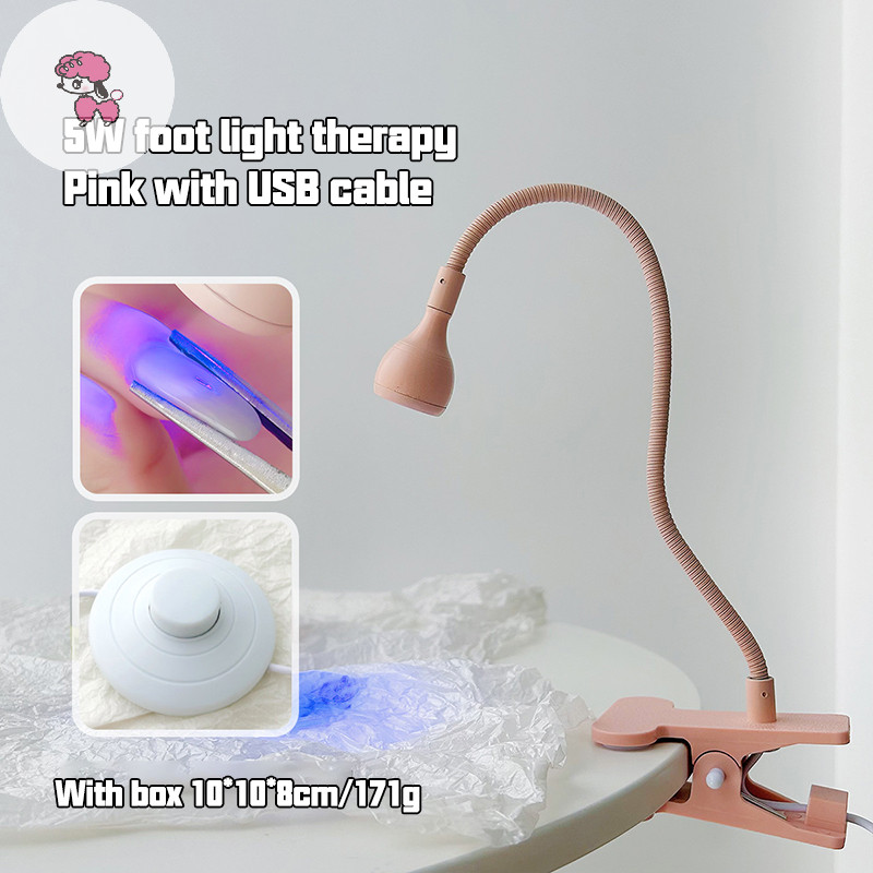 GRL เท้าดําเนินการแบบพกพาเล็บโคมไฟ Scalable คลิปสไตล์สนับสนุนเครื่องเป่าผมเล็บก่อสร้าง Shaping เครื่องมือ TH