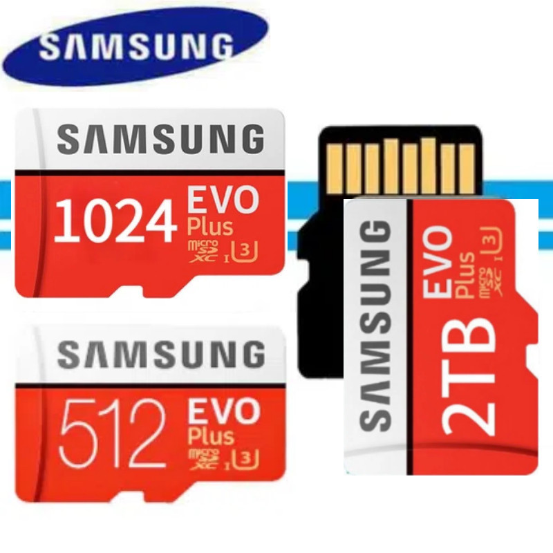 ( Samsung ของแท้ ) EVO Micro SD Card Class10 512GB/1TB/2TB การ์ดหน่วยความจํา ✈ การ์ดหน่วยความจํา ไมโ