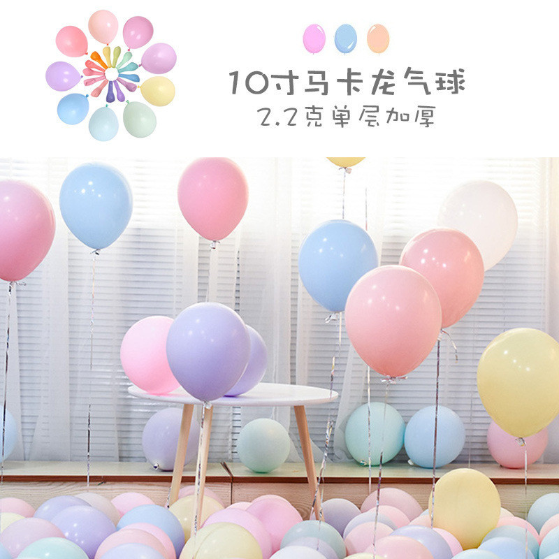 ลูกโป่งน้ำยางสีมาการอง10นิ้วจัดวันเกิดจัดลูกโป่งวันเกิดจัดลูกโป่งจัดวันเกิดจัดงานแต่งงาน ld6u
