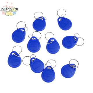 Joliann0 10 ชิ้น TK4100 พวงกุญแจ 125KHZ RFID proximity id การ์ด token แท็กคีย์ fobs NFC th