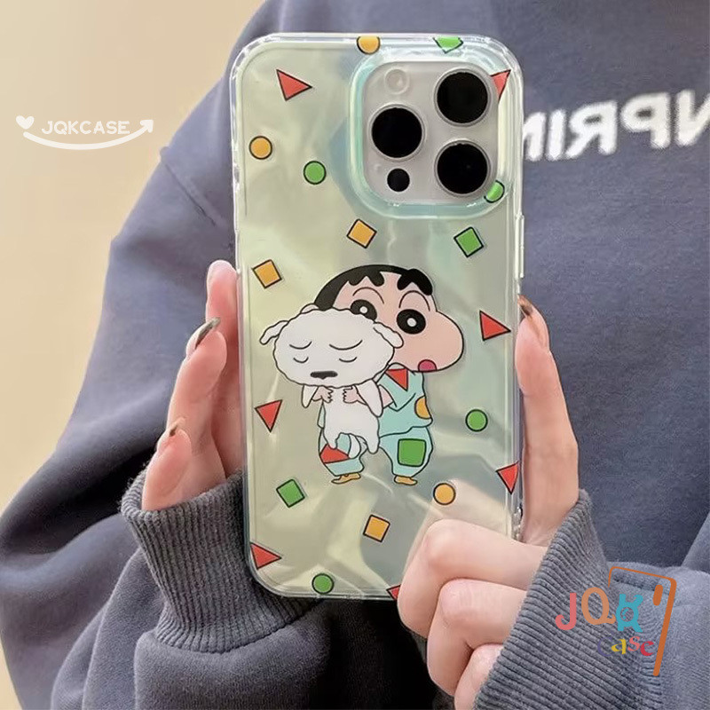 เคสไอโฟน12 เคส ชินจัง Kitten สำหรับ IPhone 11 15 12 16 13 14 Pro Max XS XR X 8Plus 7Plus Max 7 8 15 Plus SE เปลือกอ่อน
