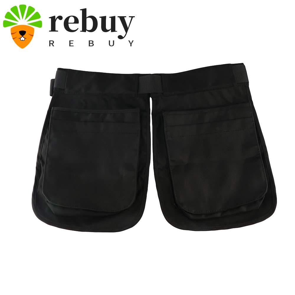 Rebuy แพ็คเอว, กระเป๋าใส่เข็มขัดผ้ากันเปื้อนหลายกระเป๋าอเนกประสงค์, ทนต่อการสึกหรอปรับได้ความจุขนาดใหญ่แบบพกพา Fanny Pack Camping