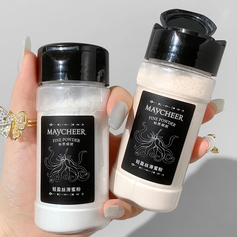 MayCheer แป้งฝุ่น เนื้อแมตต์ ควบคุมความมัน ติดทนนาน Nutural/transparent 55g