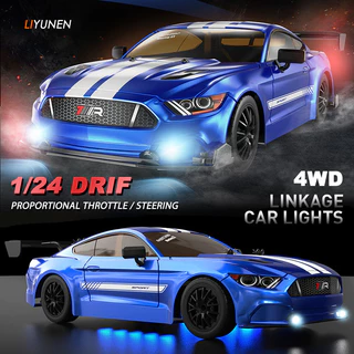 1/24 4WD RC Drift รถของเล่น GTR Porsche RX7 911 Proportional คันเร่งรีโมทคอนโทรล Racing Sport Car รุ่นของเล่นเด็ก