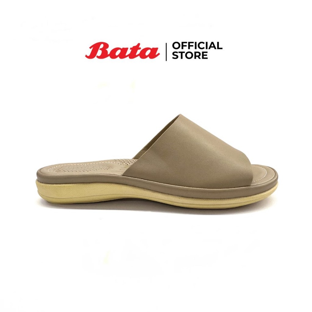 Bata บาจา รองเท้าแตะแบบสวม รองรับน้ำหนักเท้า สวมใส่ง่าย สำหรับผู้หญิง สีเทา รหัส 6613113