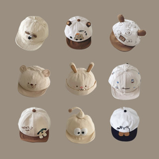 [0-4 ปี] หมวกเด็กฤดูใบไม้ผลิฤดูใบไม้ร่วงสไตล์หมวกเด็กวัยหัดเ…