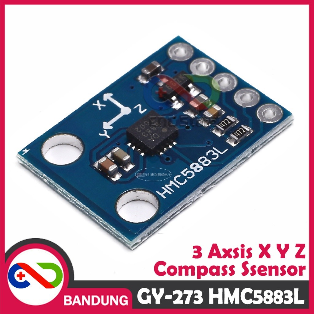 GY-273 HMC5883L โมดูลเซ็นเซอร์ MAGNETOMETER COMPASS TRIPLE AXIS XYZ